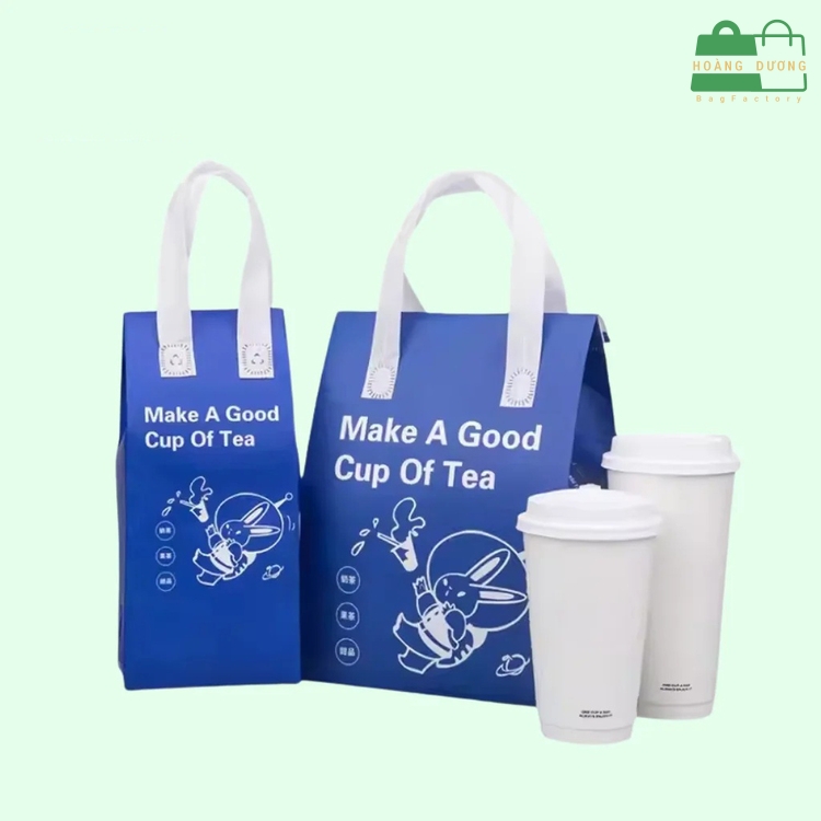 Túi giữ nhiệt in logo, slogon quảng cáo