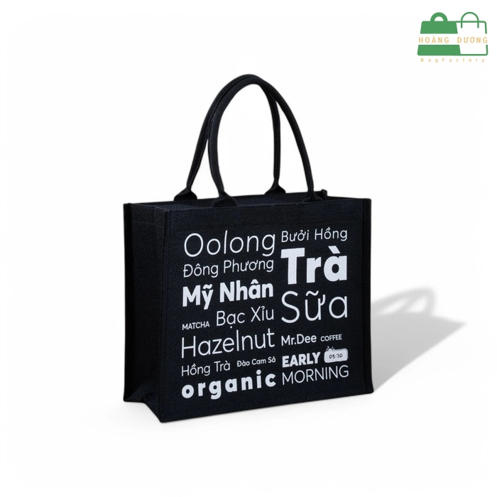 Túi canvas in logo thương hiệu