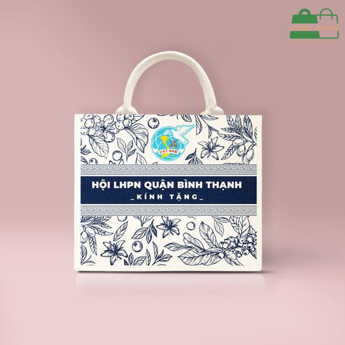 Túi vải đay in hình, logo