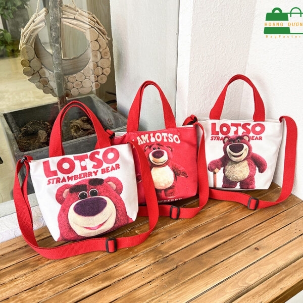 Túi vải canvas đeo chéo