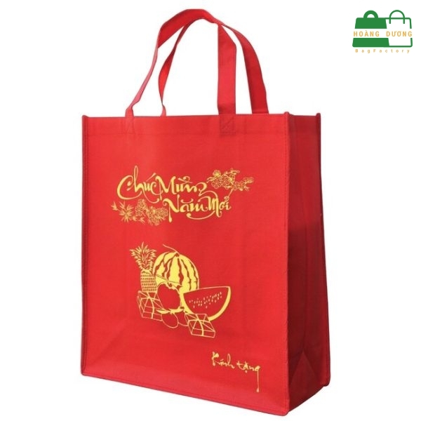 Túi vải đựng quà tết thiết kế đơn giản