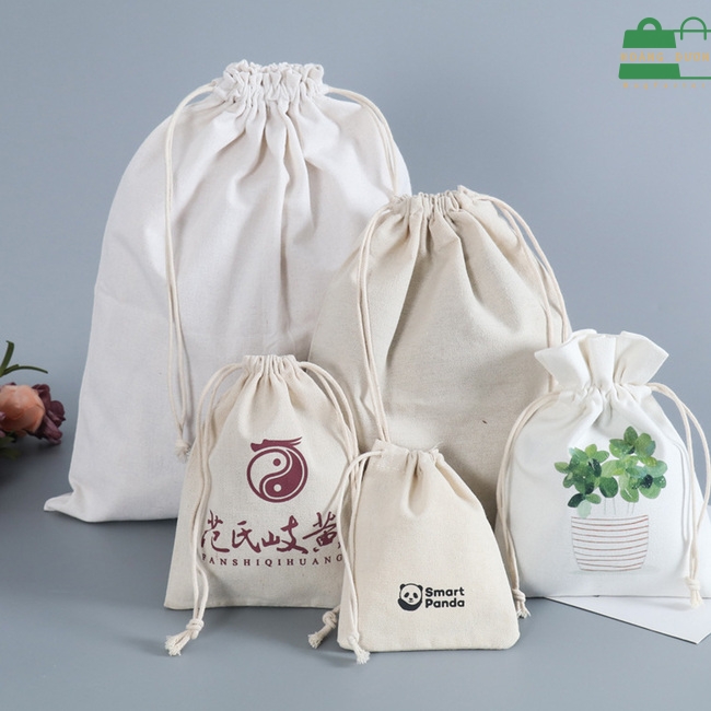 Túi vải quà tặng dây rút