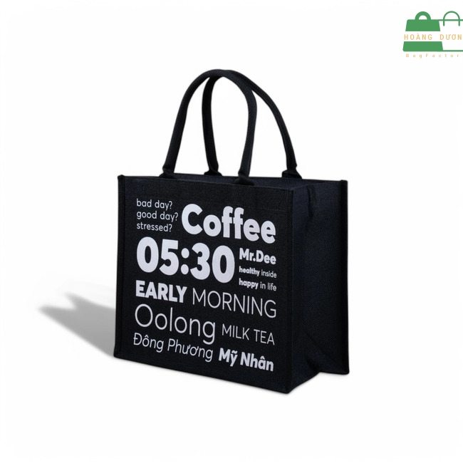 Túi canvas đen thời trang