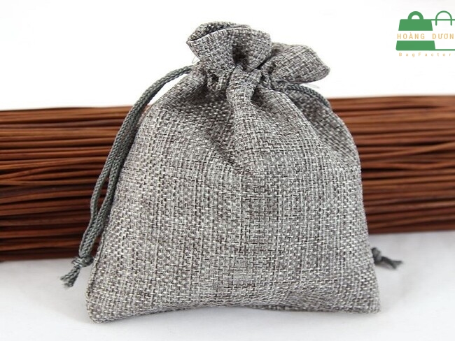 Túi vải bố thô dùng làm túi quà tặng