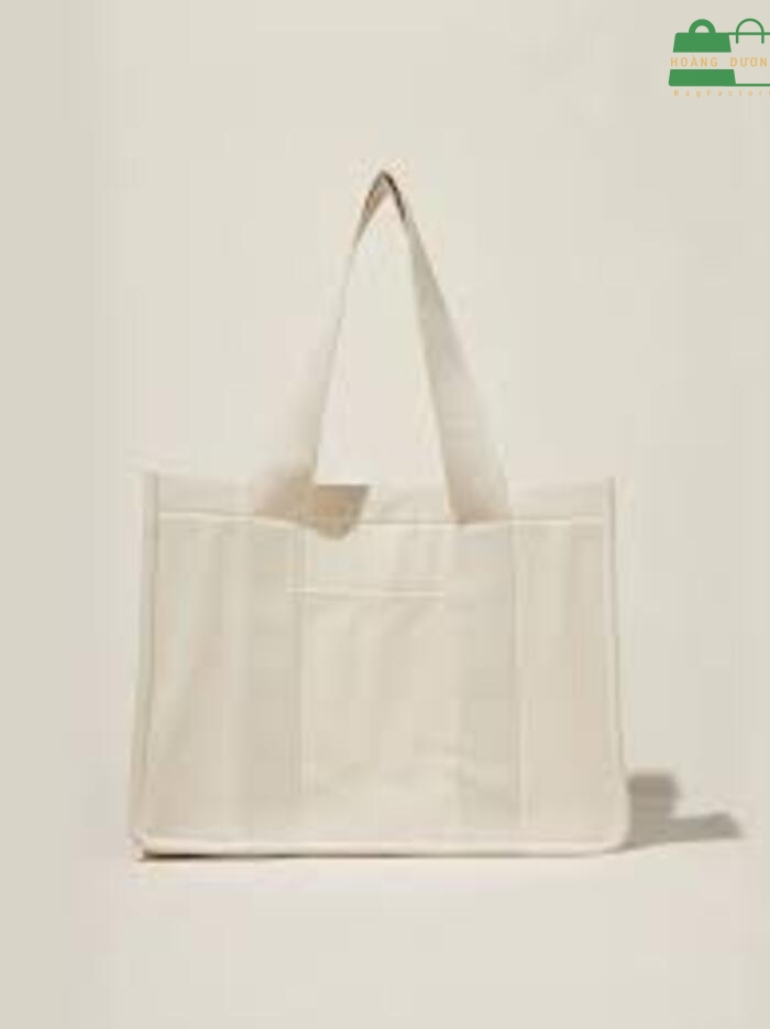 Túi canvas Hàn Quốc trơn, thanh lịch