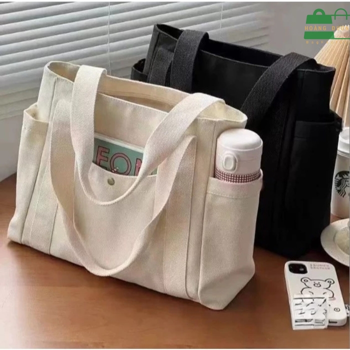 Túi tote canvas cỡ lớn là mẫu túi phổ biến