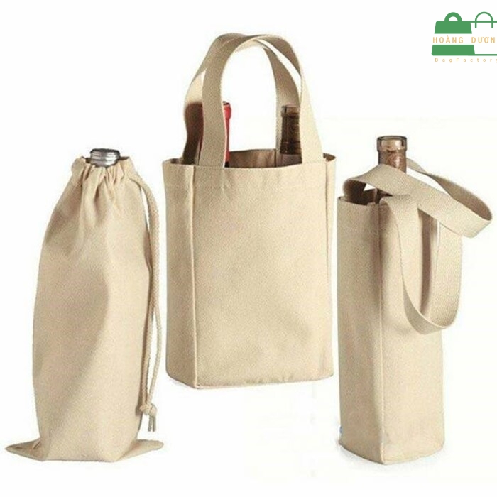 Túi vải đựng rượu