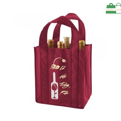Túi vải không dệt đựng rượu