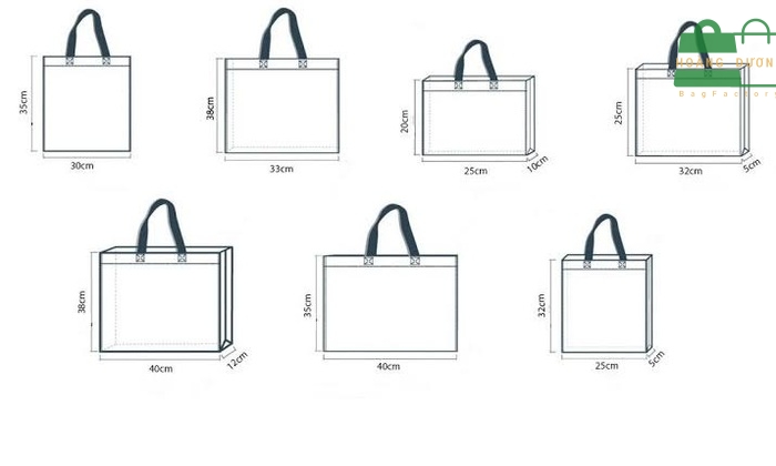 kích thước túi canvas đựng laptop