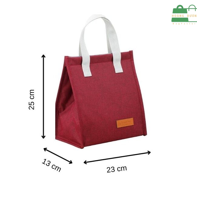 Túi giữ nhiệt size lớn có kích cỡ đa dạng tuỳ theo nhu cầu thiết kế