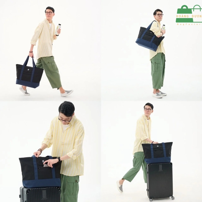 Túi tote canvas nam